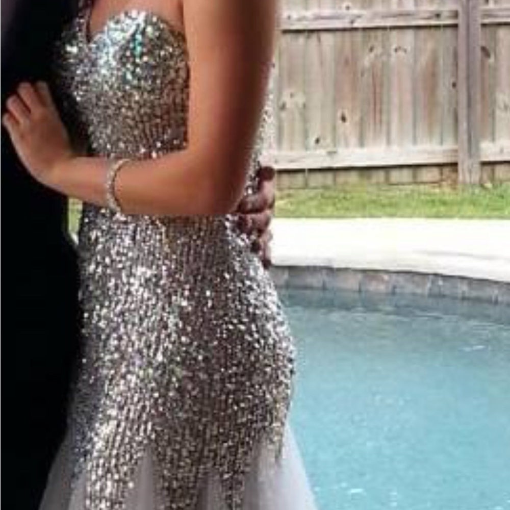 Mermaid style prom dress